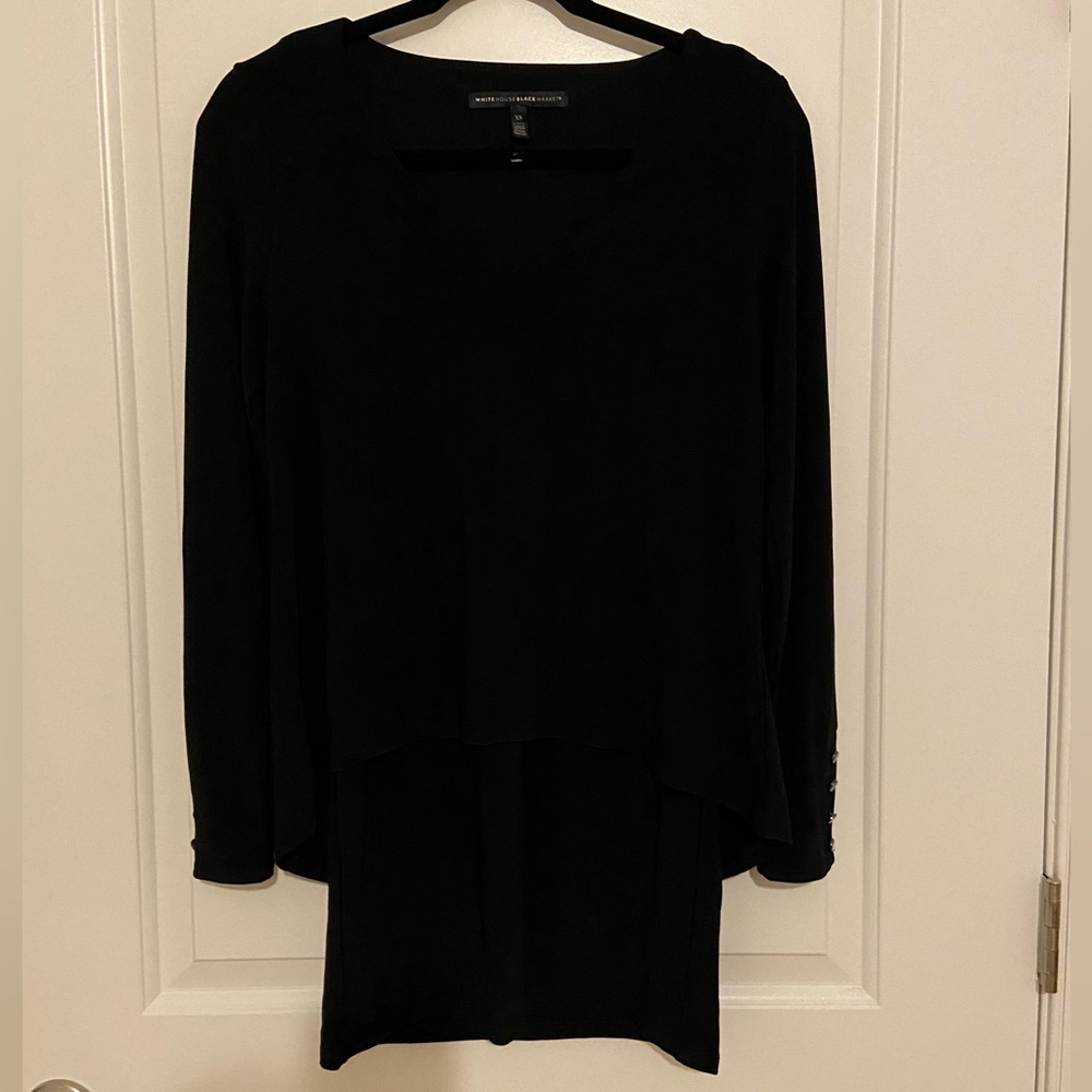 WHBM long sleeve double layer tunic